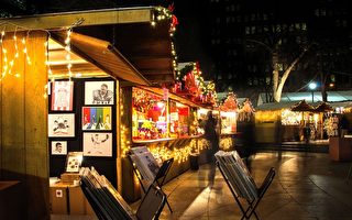 费城“爱心公园”圣诞村集市