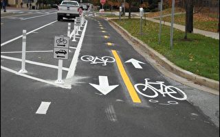 马州蒙郡首条隔离自行车道竣工