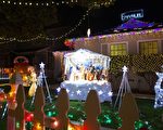 組圖：洛杉磯民宅聖誕彩燈欣賞