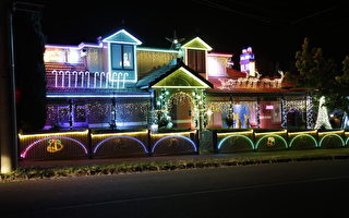 組圖：墨爾本獨特的聖誕彩燈