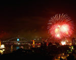 组图：逾百万人聚集悉尼观看跨年烟花秀