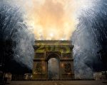 组图：巴黎凯旋门神奇动态视频迎新禧