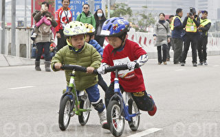 組圖：香港兒童參加單車賽 未來成熱門