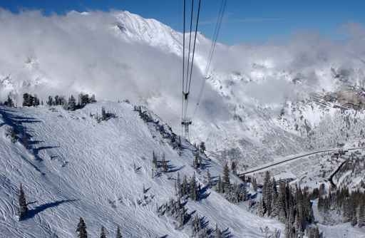 雪鸟(Snowbird Ski)滑雪场。(Fotolia) 雪鸟(Snowbird Ski)滑雪场。(Fotolia)