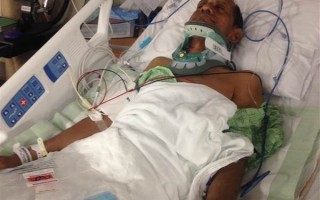 来美探亲  印度男子被警察打伤