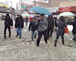 紐約市5日再降暴雪