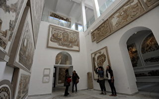 巴杜博物館收藏的羅馬馬賽克畫在全世界數一數二。
(AFP/GettyImages)