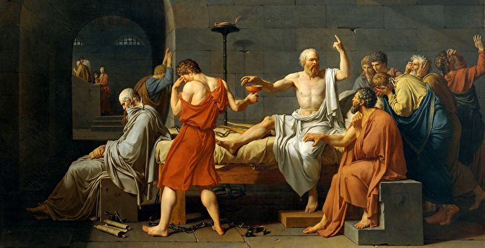 西方名畫解讀：《蘇格拉底之死》 | 大衛| 寫實繪畫| 新古典主義| 大紀元