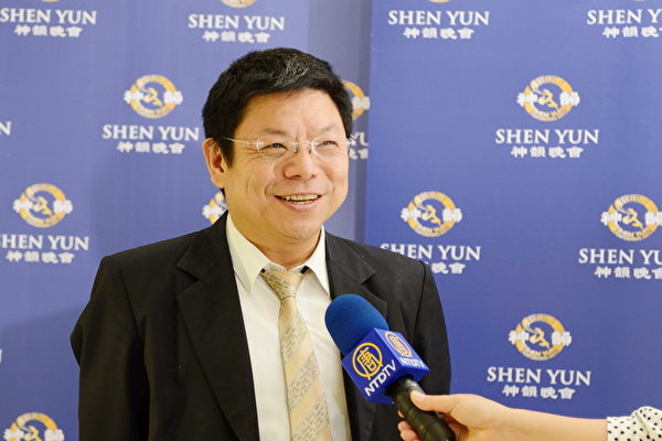 台中市政府文化局副局長施純福(蘇玉芬/大紀元) 台中市政府文化局副局長施純福(蘇玉芬/大紀元)