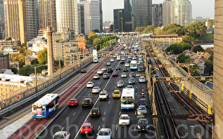 悉尼司機每年平均四天堵在路上