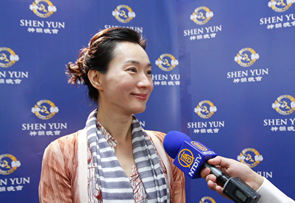 台灣知名歌手、演員坣娜。(羅正恆/大紀元) 台灣知名歌手、演員坣娜。(羅正恆/大紀元)