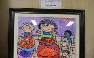 朴子医院童画展 43位小画家想像飞扬