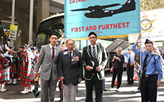 92歲華裔軍人第55次參加悉尼澳紐軍團日遊行