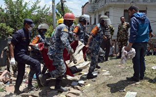 尼泊尔强震死亡人数 增至5489人