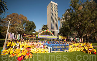 慶5.13 法輪功悉尼集會遊行議員參加祝賀