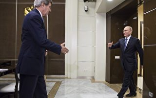 美國務卿克里抵俄羅斯 與普京會談