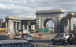 曼哈顿桥交通道口今夏改建