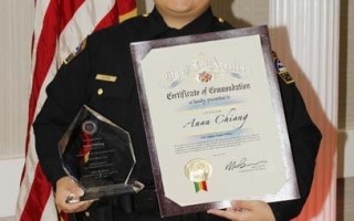 華裔榮獲LAX優秀警官獎