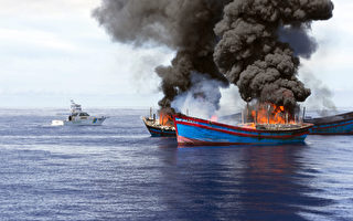 帛琉怒燒4艘越南漁船 警告勿越界捕撈