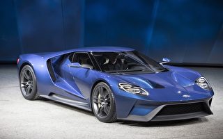 2015年1月12日舉辦的北美國際車展車展，福特全球首發新款GT概念車是大亮點。（Scott Olson/Getty Images）