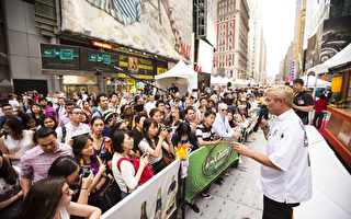 组图2：亚洲美食节 纽约时代广场隆重登场