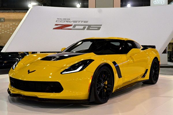 畅销的2015年Chevrolet Corvette Z06跑车。（良克霖/大纪元）