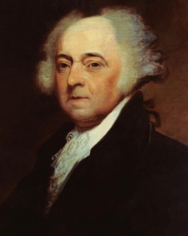 約翰.亞當斯(John Adams)畫像(維基百科公共領域)