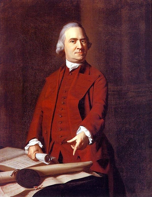 塞繆爾.亞當斯(Samuel Adams)畫像(維基百科公共領域)