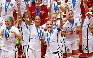 2015女足世界盃 美國5：2勝日本