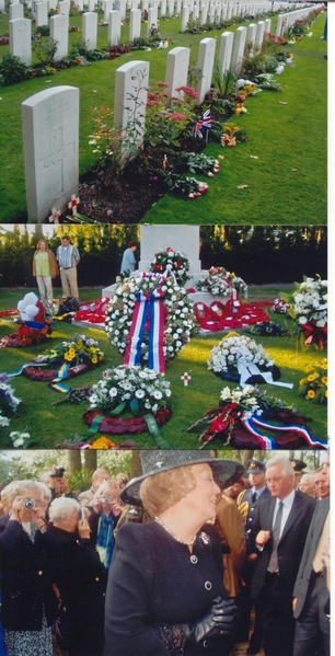 Arnhem Oosterbeek war cemetery(最底下的照片是前荷兰女王Beatrix Wilhelmina Armgard)。(bill提供)
Arnhem Oosterbeek war cemetery(最底下的照片是前荷兰女王Beatrix Wilhelmina Armgard)。(bill提供)