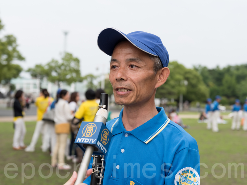 醫學博士楊貴遠因不願意放棄對法輪功「真、善、忍」的信仰，遭受中共的迫害，2004年被迫離開大陸來到日本。（游沛然/大紀元）
