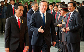 卡梅伦访印尼  加强经贸合作反恐