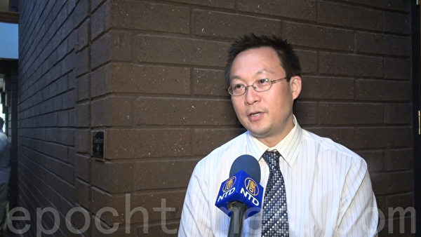 美国内科医生、医学博士邬西普呼吁华人移民定期检查,早发现早治疗肝炎。(薛文/大纪元) 美国内科医生、医学博士邬西普呼吁华人移民定期检查,早发现早治疗肝炎。(薛文/大纪元)