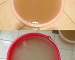 台风过后水好浊 台民众惊：这是柠檬汁吗