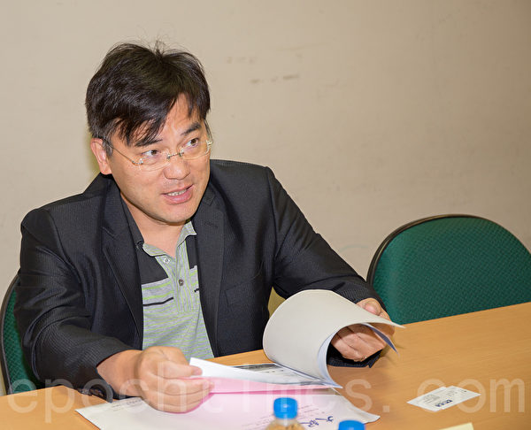 远宏公司黄总经理27日表示,使命感才是企业永续经营之道。(郑顺利/大纪元) 远宏公司黄总经理27日表示,使命感才是企业永续经营之道。(郑顺利/大纪元)