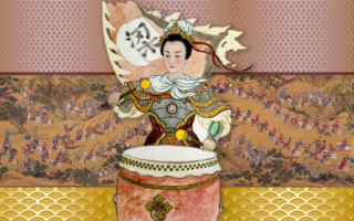 梁紅玉是南宋名將韓世忠的妻子。由於祖父與父親都是武將出身，所以梁紅玉自幼就練就了一身好武功。(小玉 繪圖，公有領域／大紀元合成）