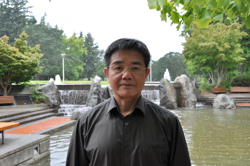知名维权律师郭国汀接受大纪元记者专访。图为郭国汀在温哥华岛。(唐风/大纪元)