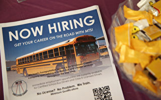 美8月新增就业17.3万 失业率5.1%创7年最低