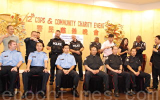 多伦多六警官剃发筹款   支援社区