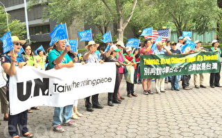 推台湾入联 台团体与台胞联合国请愿
