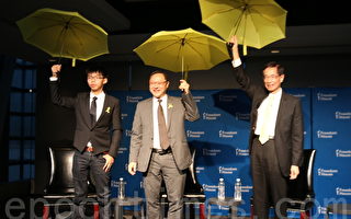 雨伞运动周年三代人访美 香港自由精神承传