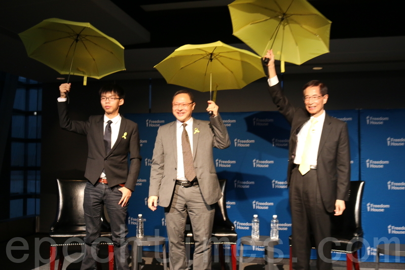 雨伞运动周年三代人访美 香港自由精神承传 | 大纪元