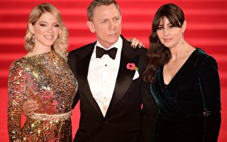 《007》伦敦首映 英王室与众星盛装出席