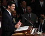 美國威斯康星州眾議員瑞安（Paul Ryan）10月29日以236票，當選為眾議院第62任議長，接替即將在10月底卸任的現任議長博納（John Boehner）。(Win McNamee/Getty Images)