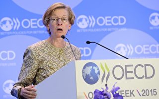 圖為經濟合作發展組織（OECD）首席經濟學家凱瑟琳•曼恩（Cathrine Mann）（BERTRAND GUAY/AFP/Getty Images）