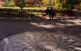 组图：纽约中央公园烂漫秋色