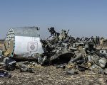 隨著對俄羅斯客機調查的不斷深入，越來越多的證據支持客機被炸彈損毀這一結論。圖為墜毀在埃及西奈半島的A321俄羅斯客機殘骸。（KHALED DESOUKI/AFP/Getty Images）