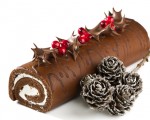 就像火鸡、鹅肝、牡蛎等圣诞传统食品一样，劈柴蛋糕（bûche de Noël）是法国人圣诞大餐上不可缺少的一道美食甜点。(Fotolia)