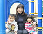 台中市愛伯特幼兒園馮韻怡園長近日發起「保護家庭公投」的連署活動，目前已超過十萬人表態支持。（鄧玫玲/大紀元）