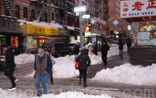 風雪第二天 紐約華埠生活漸回正軌